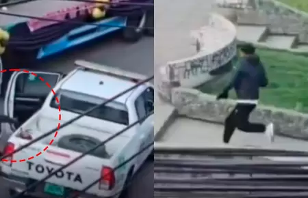 Sujeto aprovech� comparsa que detuvo al veh�culo.