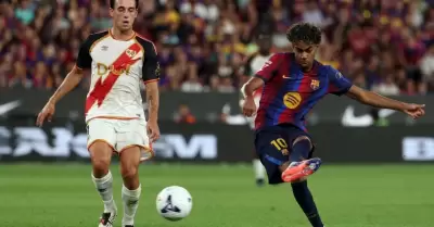 El Barcelona concret� una victoria aplastante.