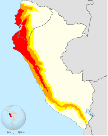Mapa referencial - Niño Costero 2017