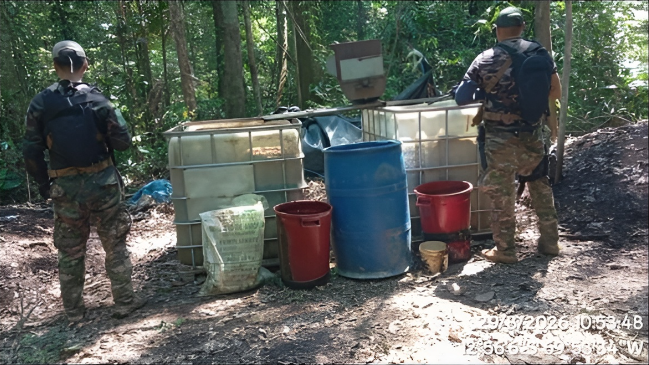 Sector Sol Naciente, distrito de Inambari, en Madre de Dios