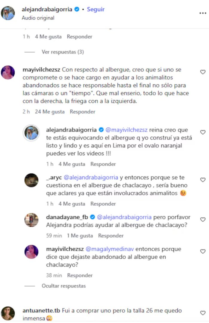 Alejandra Baigorria explota contra usuaria en redes sociales