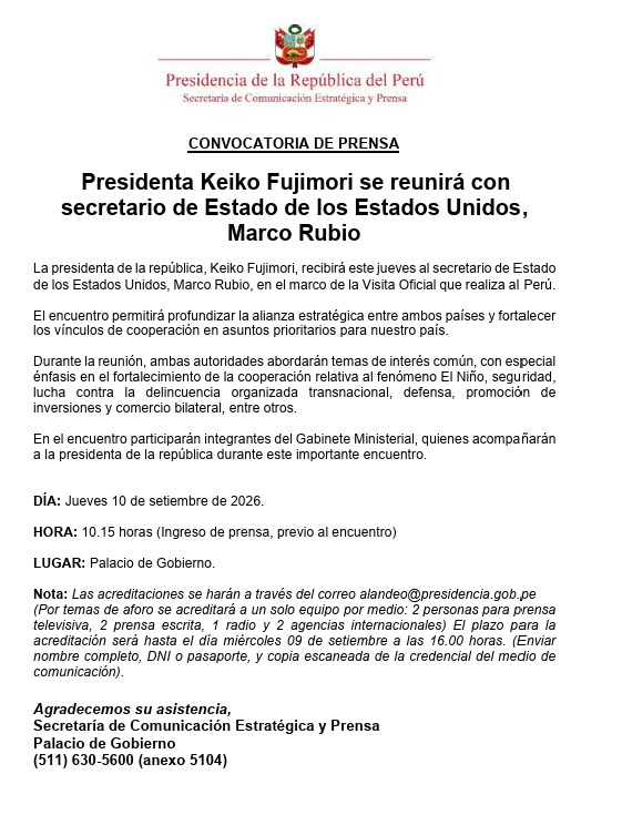Documento que acredita la reunión entre ambas autoridades