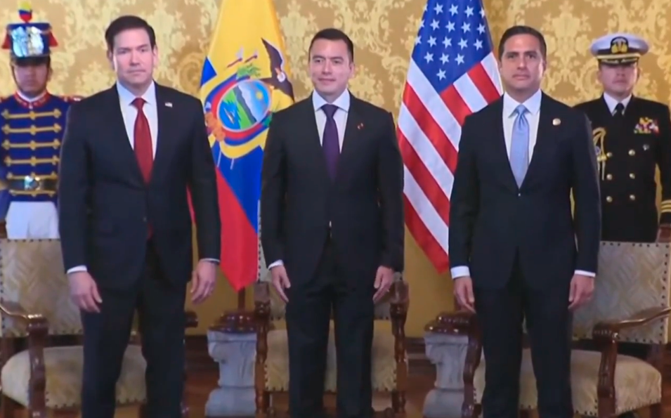 Marco Rubio y Daniel Noboa se reunen para cooperaci�n bilateral.