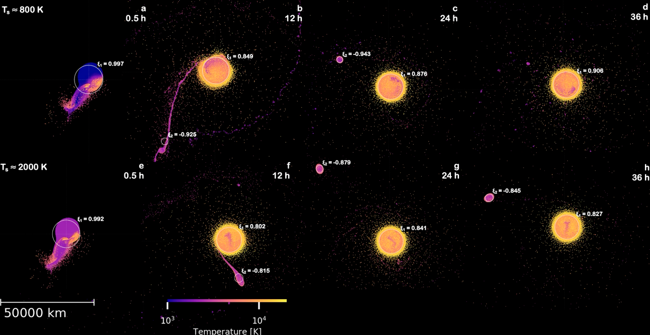 En un día, el cuerpo lunar ya habría estado en órbita de la Tierra.