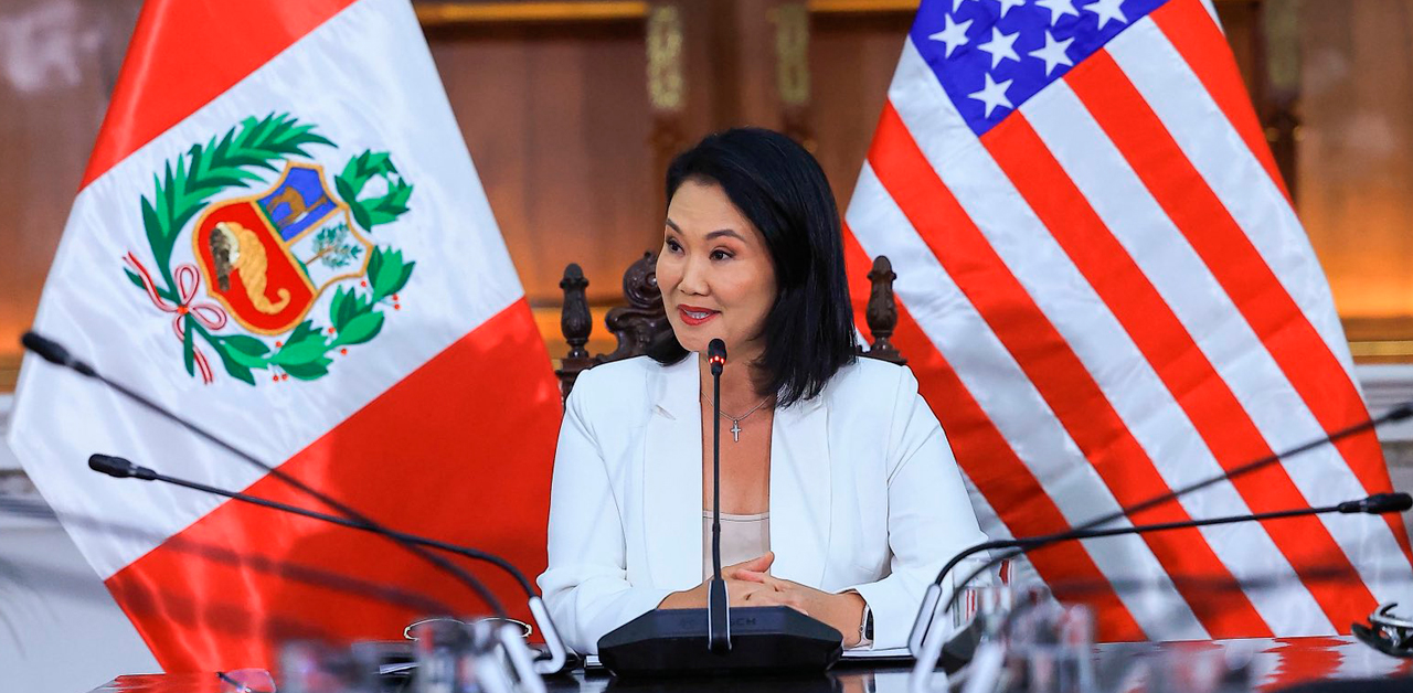 Keiko Fujimori solicita su primer viaje como presidenta.