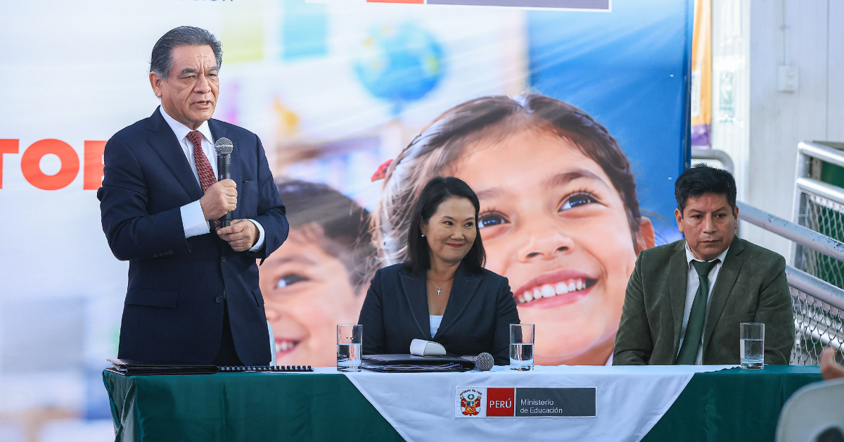 Keiko Fujimori presenta el Plan Nacional de Educación 2026-2031