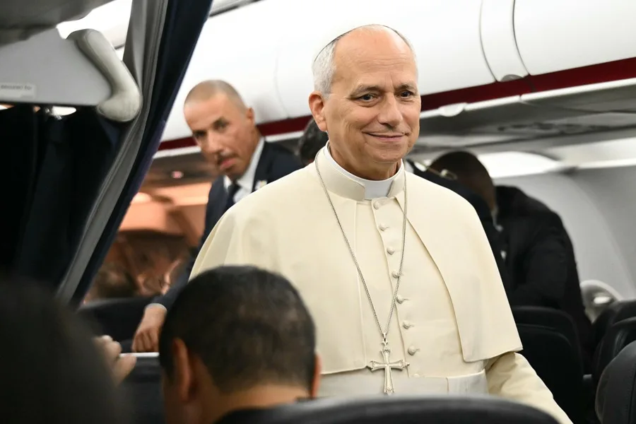 Discurso en el papa avión