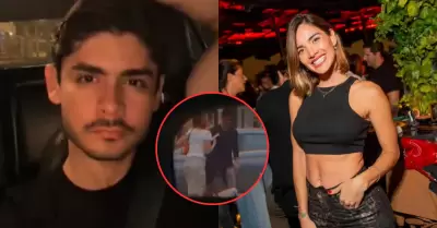 Korina Rivadeneira pas� el d�a con misterioso hombre que maneja el carro de Mari