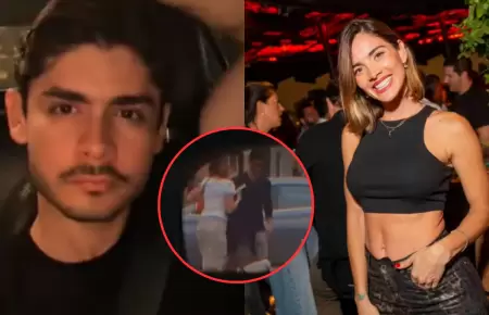 Korina Rivadeneira pas� el d�a con misterioso hombre que maneja el carro de Mari