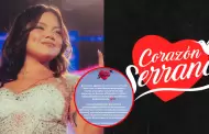 Corazón Serrano emite comunicado tras salida de Briela Cirilo: "Tuvimos inconvenientes"