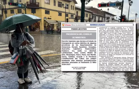 Gobierno declara emergencia en distritos de 23 regiones por lluvias asociadas a