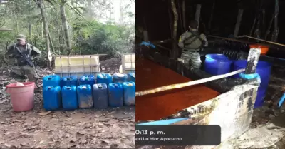 PNP ejecut� operativos simult�neos contra laboratorios clandestinos en Ayacucho