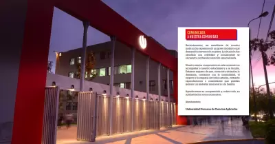 UPC se pronuncia sobre indicente que protegoniz� alumno el s�bado 29 de agosto