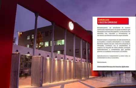 UPC se pronuncia sobre indicente que protegoniz� alumno el s�bado 29 de agosto