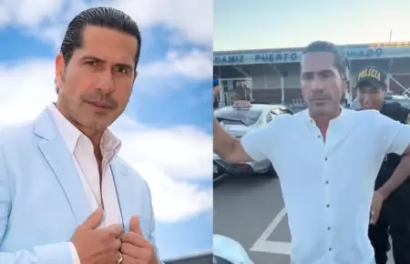 Gregorio Pernia es intervenido en aeropuerto de Puerto Maldonado