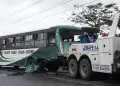 Puente Piedra: fuerte accidente entre bus de VIPUSA y c�ster informal deja al menos ocho heridos