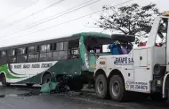 Puente Piedra: fuerte accidente entre bus de VIPUSA y cúster informal deja al menos ocho heridos