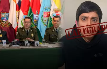 El delincuente fue capturado en Bolivia.