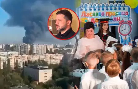 El mandatario ucraniano conden� ataque el mismo d�a del inicio escolar.