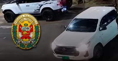 PNP identific� placa particular durante pesquisas.