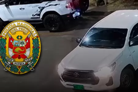 PNP identific� placa particular durante pesquisas.