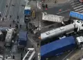 Choque m�ltiple en Puente Piedra: accidente deja al menos un fallecido y genera caos vehicular