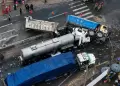 Choque m�ltiple en Puente Piedra deja un fallecido y varios heridos en la Panamericana Norte