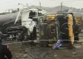 Choque m�ltiple en Puente Piedra deja un fallecido y varios heridos en la Panamericana Norte