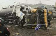 Choque múltiple en Puente Piedra deja un fallecido y varios heridos en la Panamericana Norte