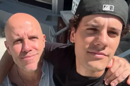 Gian Marco se despide de su hijo Fabi�n Zignago