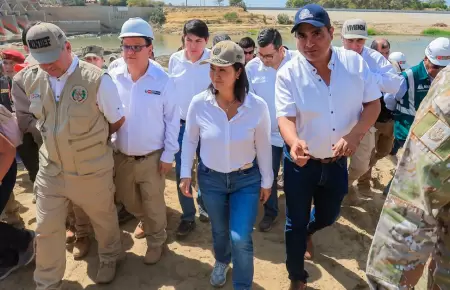 Keiko Fujimori realiz� nueva inspecci�n frente al FEN en la regi�n Piura.