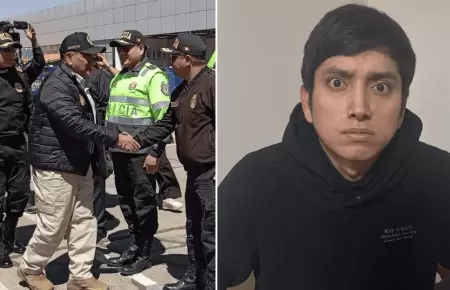 Ministro C�sar Astudillo lleg� a Juliaca para el traslado de "Jhon Pulpo"