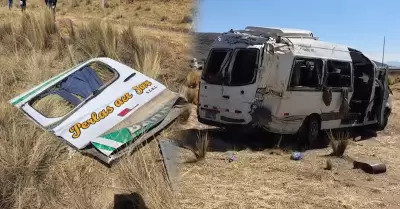 Accidente dej� cuatro muertos en Puno.