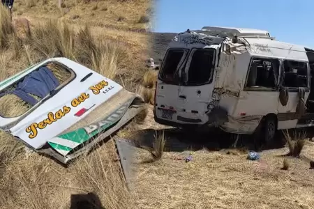 Accidente dej� cuatro muertos en Puno.