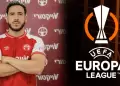 Rumbo a la Europa League: Adri�n Ugarriza es ovacionado por los hinchas de su nuevo club