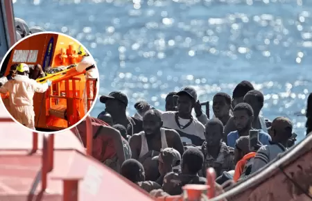 M�s de 80 fallecidos en una embarcaci�n rescatada al sur de Canarias
