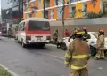Accidente en Miraflores: c�ster choca contra veh�culo, deja seis heridos y conductor se da a la fuga