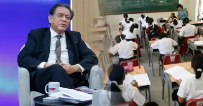 Ministro de Educaci�n, Jos� Antonio Chang, sobre kits escolares.
