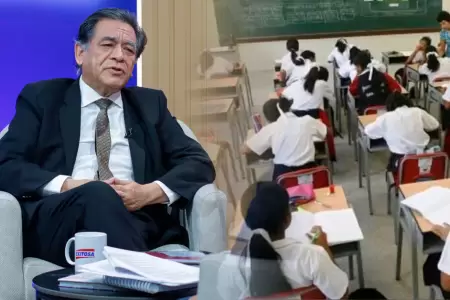 Ministro de Educaci�n, Jos� Antonio Chang, sobre kits escolares.