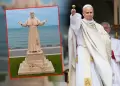 Papa Le�n XIV en Per�: Callao levantar� una estatua gigante de 14 metros en su honor