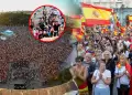 Miles de espa�oles marchan en Ceuta contra la crisis migratoria gesti�n del presidente Pedro S�nchez
