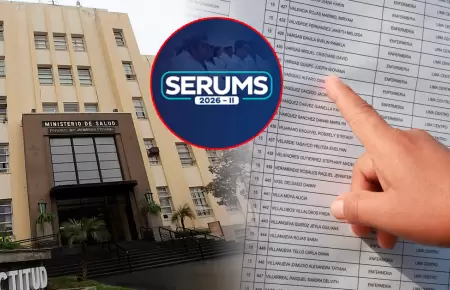 Minsa comparti� lista de aptos y observados en el proceso.