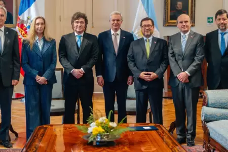 Los mandatarios entablaron una reuni�n diplom�tica