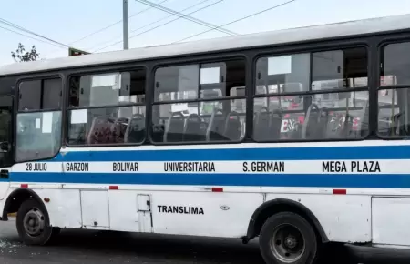 Bus de Translima es atacado y chofer resulta herido en San Mart�n de Porres