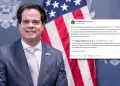 Embajador Bernie Navarro saluda visita del secretario Marco Rubio al Per�
