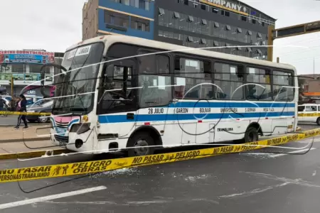 Bus de Translima es atacado y chofer resulta herido en San Mart�n de Porres