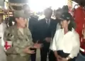 Keiko Fujimori visit� el BAP Paita en el Callao que atender� emergencias ante fen�meno de El Ni�o