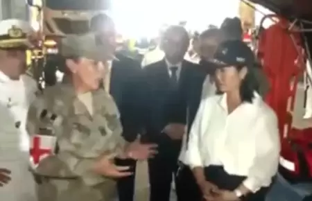 Keiko Fujimori visita el BAP Paita