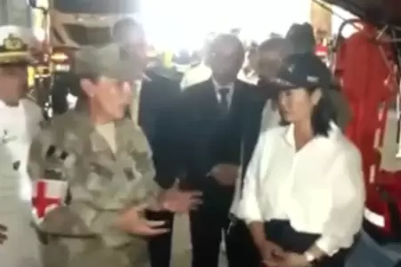 Keiko Fujimori visita el BAP Paita