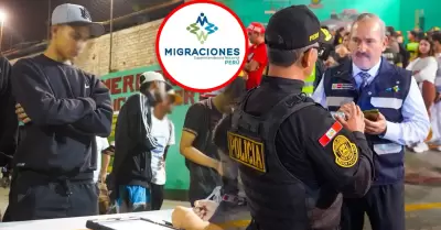 Polic�as e inspectores verificaron situaci�n migratoria.